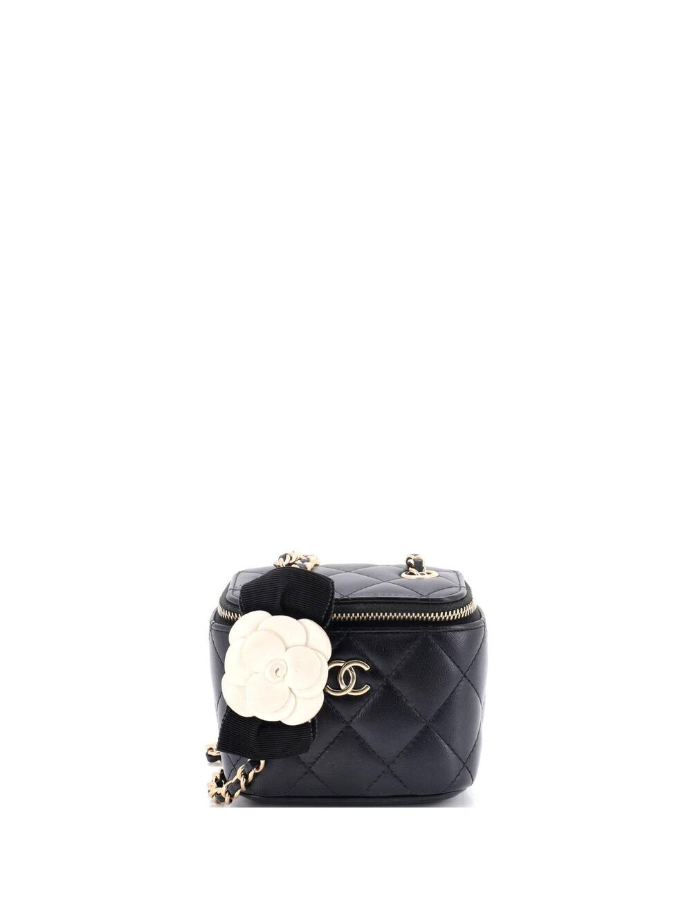 Chanel Camellia Bow Vanity Case With #229776C32B